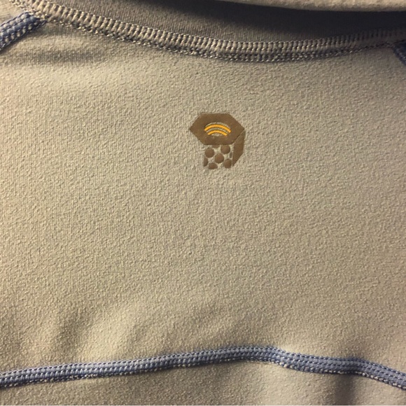 Mountain Hardwear Base Layer Women’s Blue Half Zip Pullover Size M GUC - Picture 7 of 7